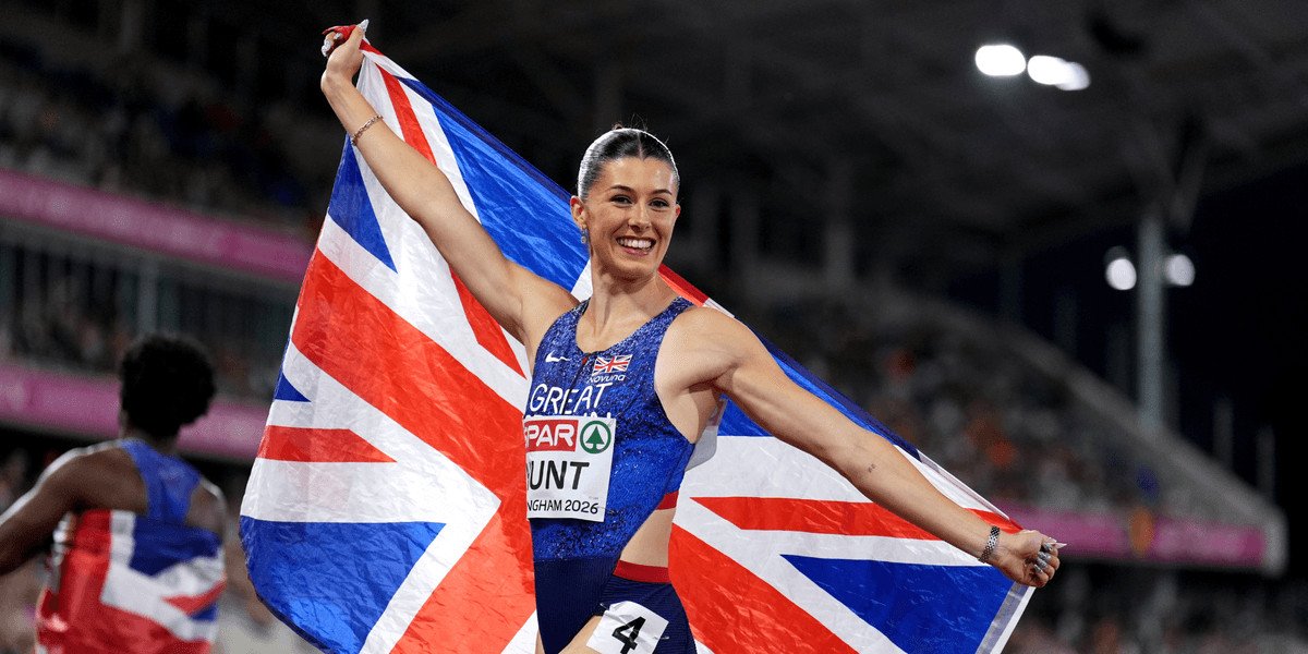 Amy Hunt wins fourth gold medal at European Athletics Championship in historic achievement