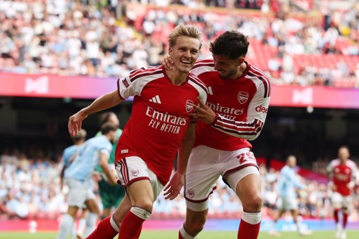 Arsenal triumphs over Manchester City 3-0 to claim Community Shield