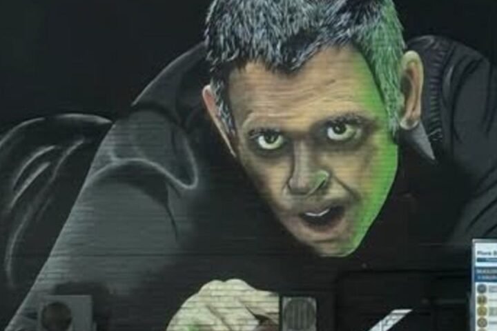 Artist defends unfinished Ronnie O'Sullivan mural after social media backlash