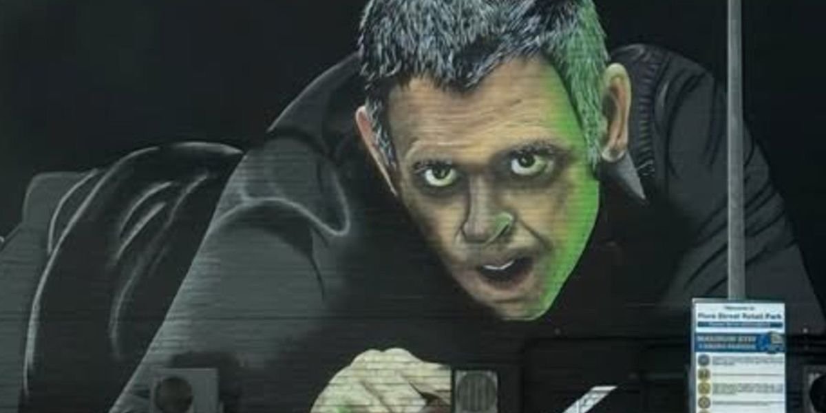 Artist defends unfinished Ronnie O'Sullivan mural after social media backlash