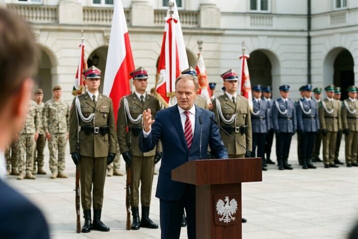 Tusk warns Poland’s security is at risk as opposition challenges defence spending