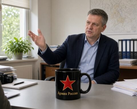 AfD politician dismisses controversy over Russian army mug in German constituency office