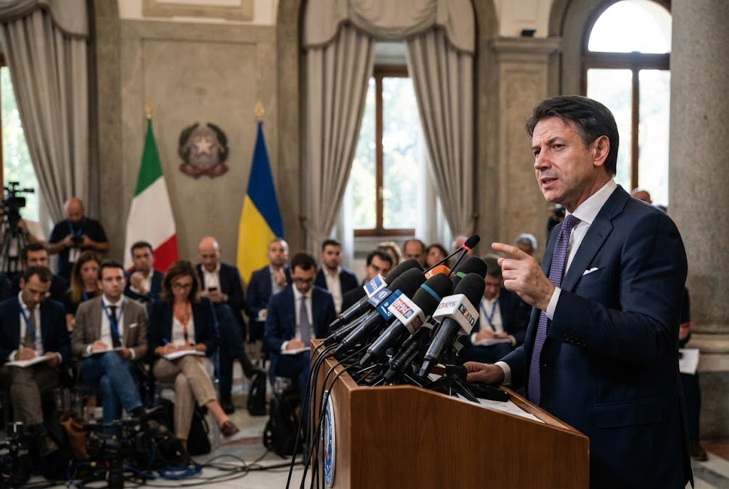 Conte turns Ukraine aid into Italy’s defining fault line before 2027 election