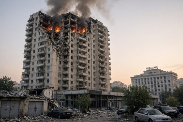 Russia launches 207-weapon assault on Kyiv, killing 13 people