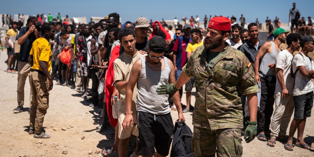 Ceuta faces migrant crisis as thousands remain stranded after border surge