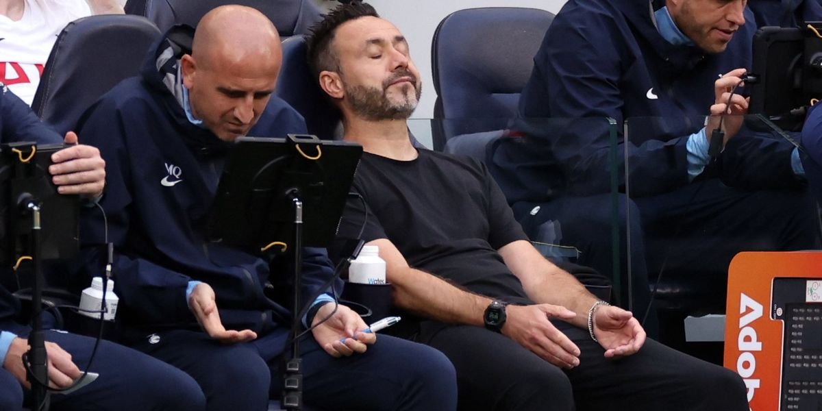 De Zerbi faces scrutiny after Tottenham's poor start to the Premier League season