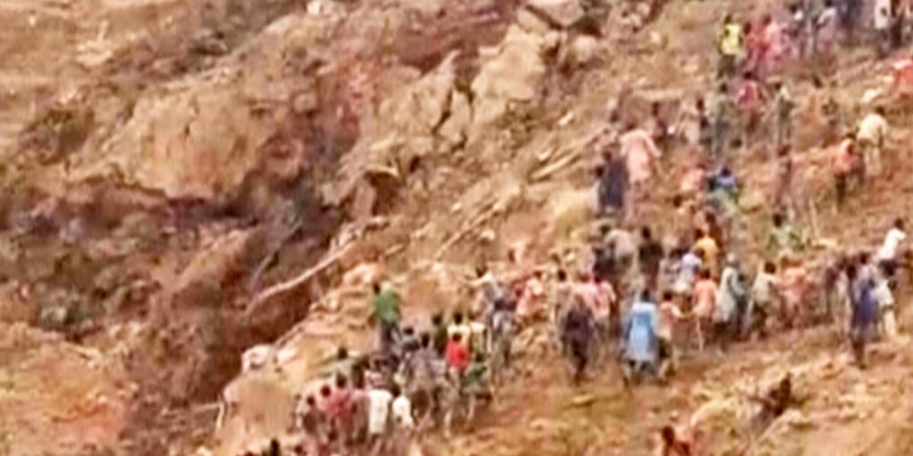 Death toll in Central African Republic mine collapse exceeds 100 as search for survivors continues