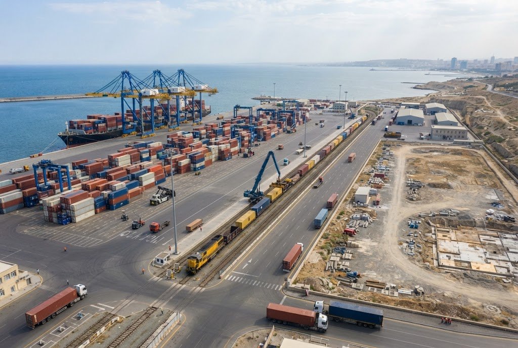 Uzbekistan and Azerbaijan accelerate trade route linking Central Asia to Europe