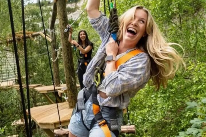England's fastest zipline offers a thrilling adventure above the Eden Project