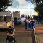 Explosive device carried by woman kills three and injures 21 in Moscow restaurant blast