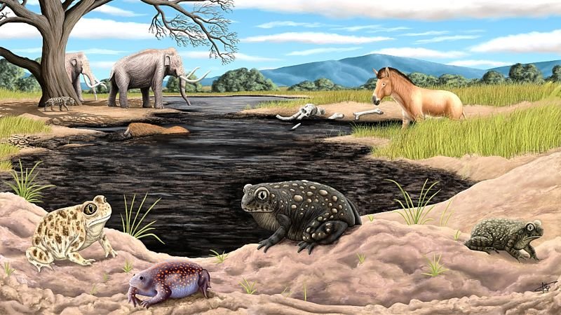 Extinct ice age toad species identified from fossils at La Brea Tar Pits