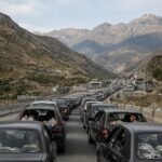 Russian exodus through Upper Lars surges as mobilisation fears grow