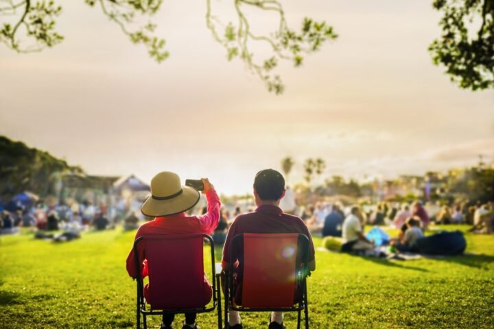 Families' territorial habits disrupt communal atmosphere at festivals like Camp Bestival