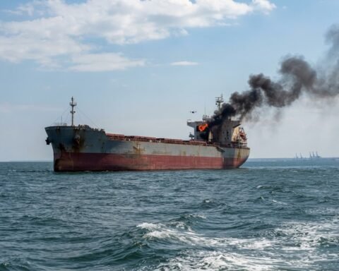 Russian drones hit German freighter near Odesa, raising stakes for Black Sea shipping