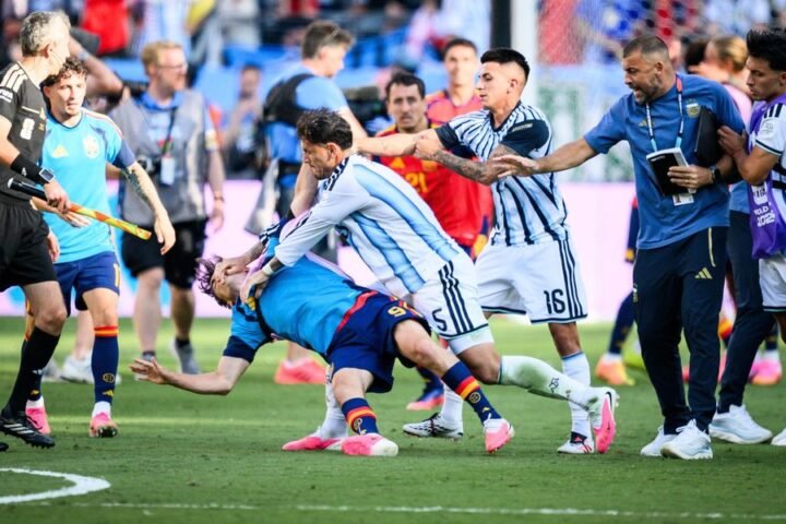 FIFA allows Argentina players to serve suspensions during friendly matches after World Cup brawl