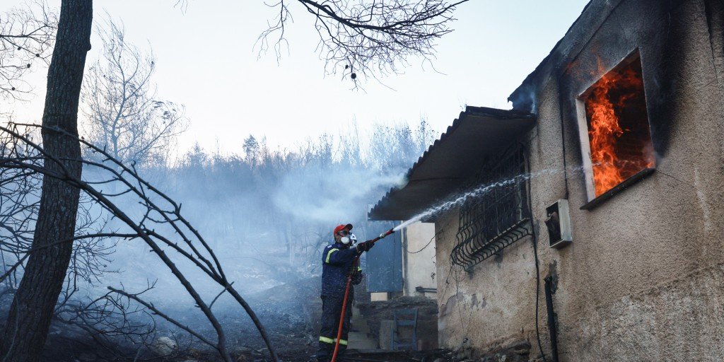 Firefighters tackle wildfires in Belgium and Greece; 2 casualties reported near Athens