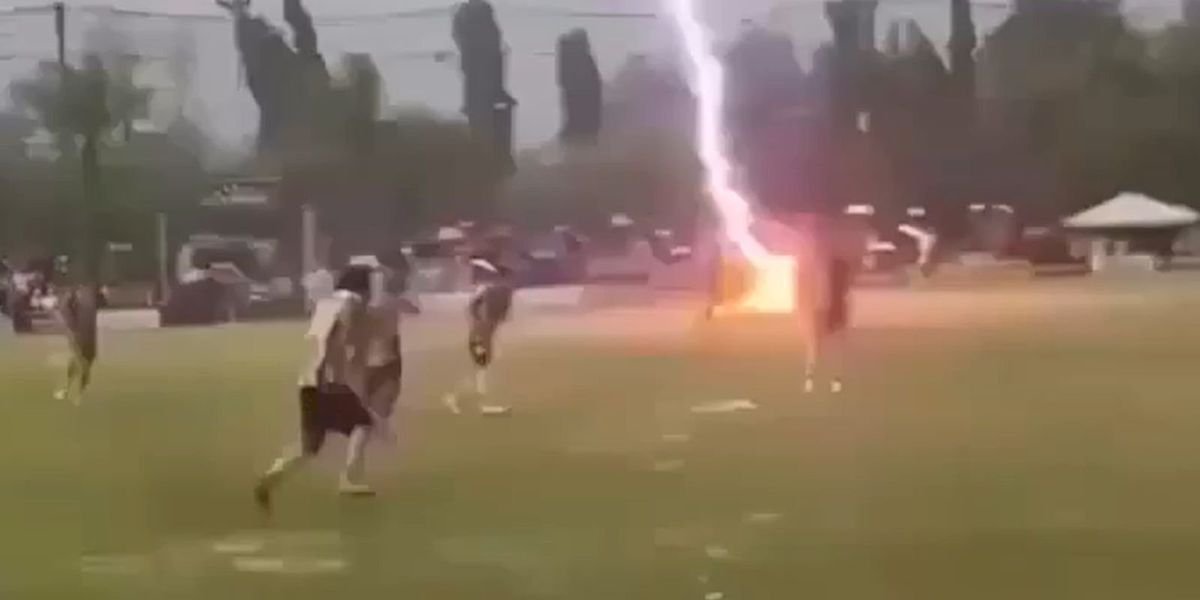 Footballer dies after lightning strike during tournament match in Thailand