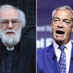 Former Archbishop of Canterbury accuses Farage of exploiting Christianity to promote anti-Muslim sentiment