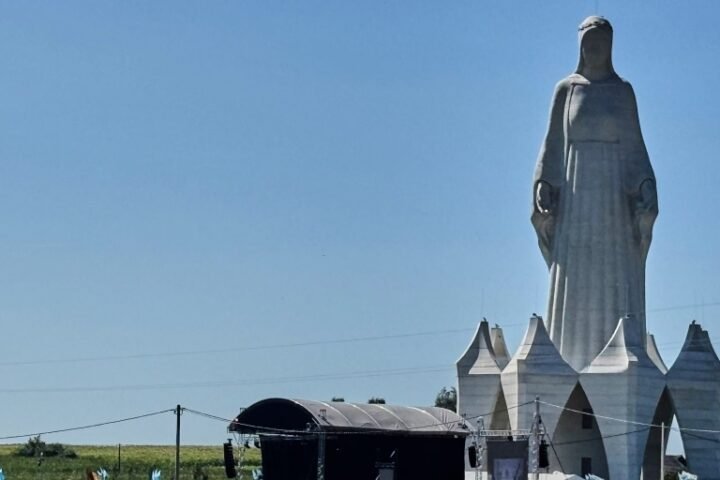 Giant Virgin Mary statue inaugurated in small Polish village as local community aims for pilgrimage site