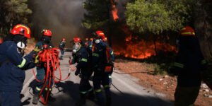 Greece battles wildfires as Hungary shuts nuclear power plant amid severe drought conditions