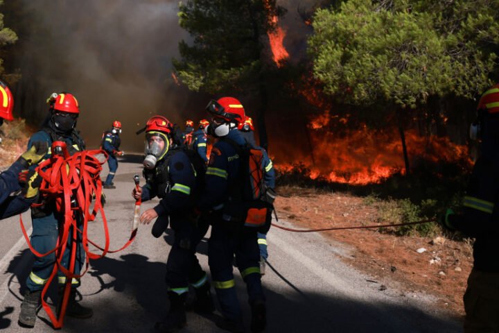 Greece battles wildfires as Hungary shuts nuclear power plant amid severe drought conditions