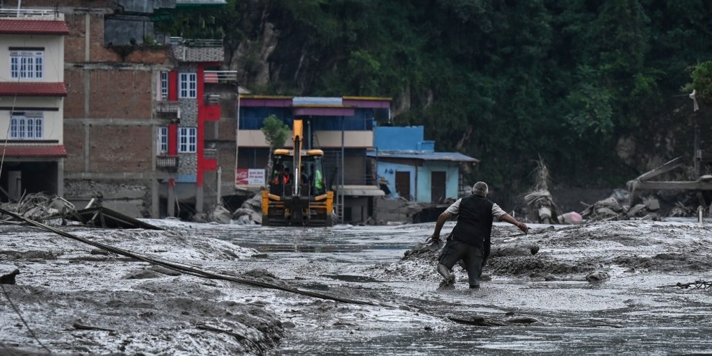 Hundreds missing after devastating flash floods hit Nepal-Tibet border