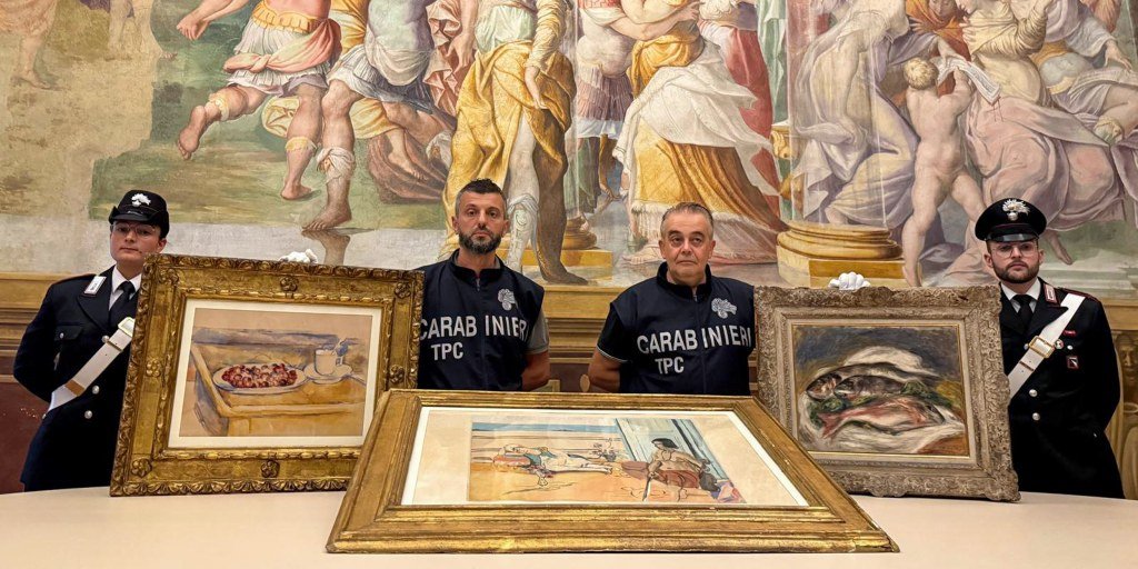 Italian police recover stolen Renoir, Cézanne and Matisse paintings valued at millions