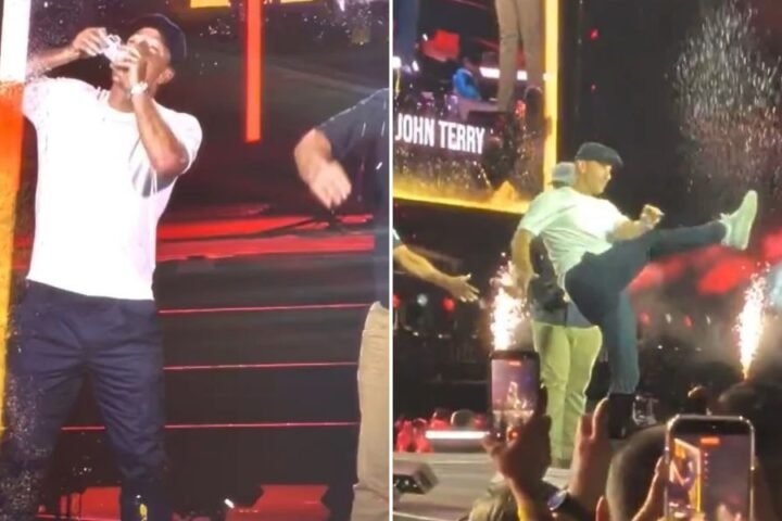 John Terry faces backlash from Wembley crowd during Luke Combs concert appearance