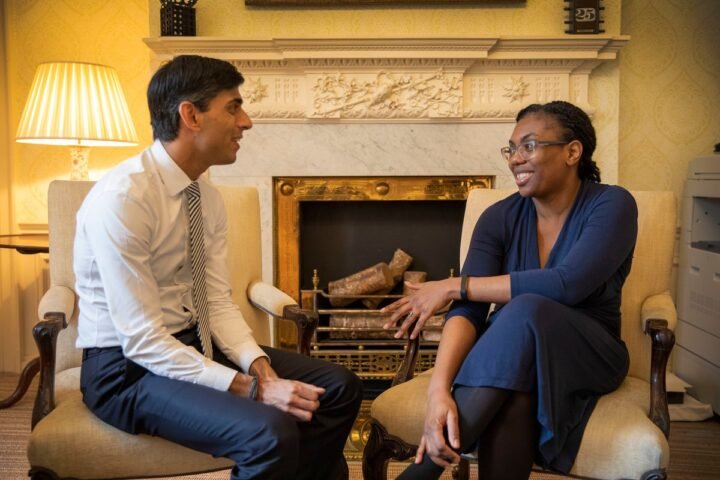 Kemi Badenoch weighs risks of leadership challenge amid Tory tensions with Sunak
