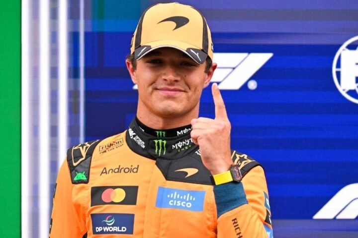 Lando Norris secures Dutch Grand Prix victory as George Russell questions team decision