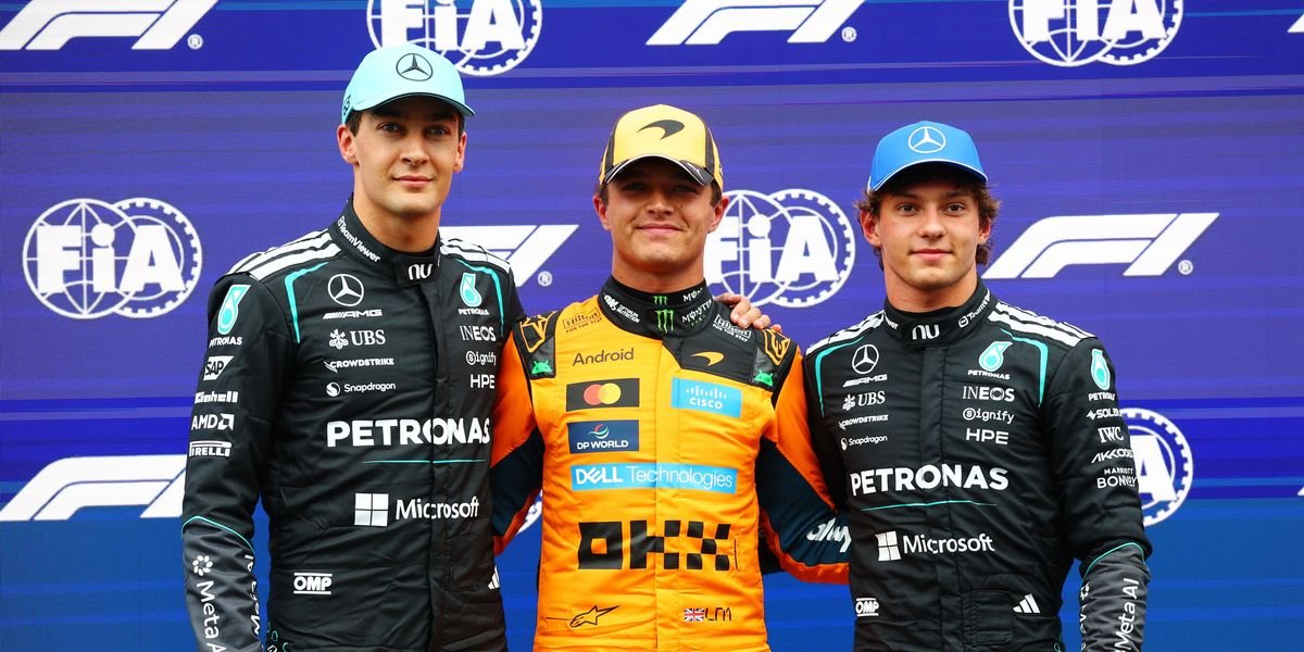 Lando Norris wins Dutch Grand Prix as Kimi Antonelli and George Russell secure podium spots