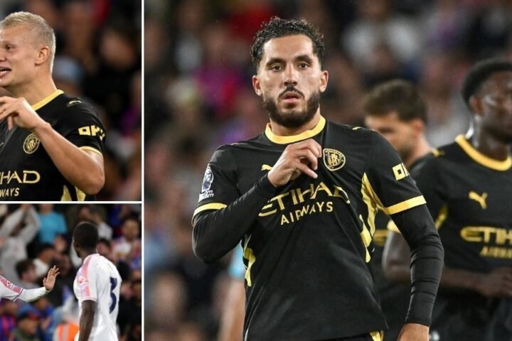 Manchester City thrashes Crystal Palace 4-1 as Haaland and Cherki shine