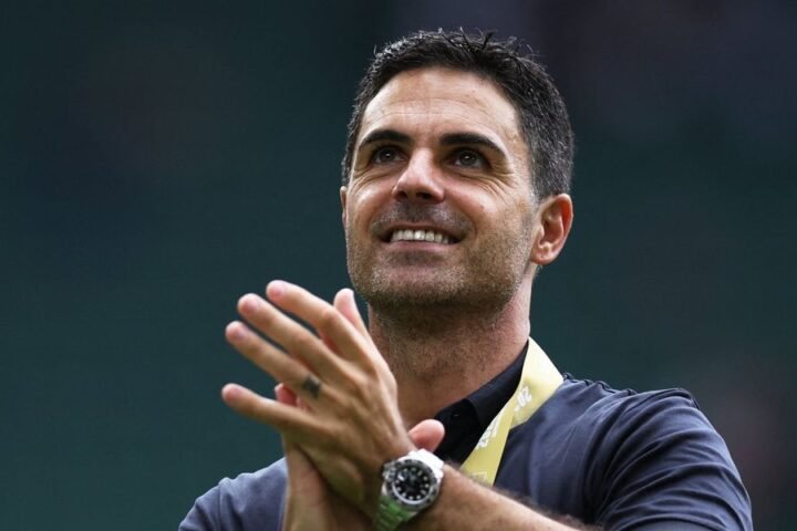 Mikel Arteta praises Christos Tzolis after standout performance in Community Shield victory