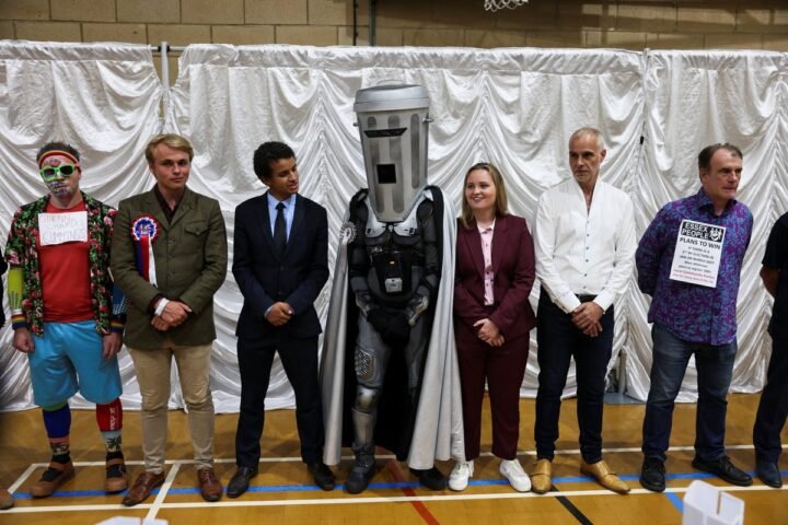 Nigel Farage wins Clacton by-election with significant majority over Count Binface