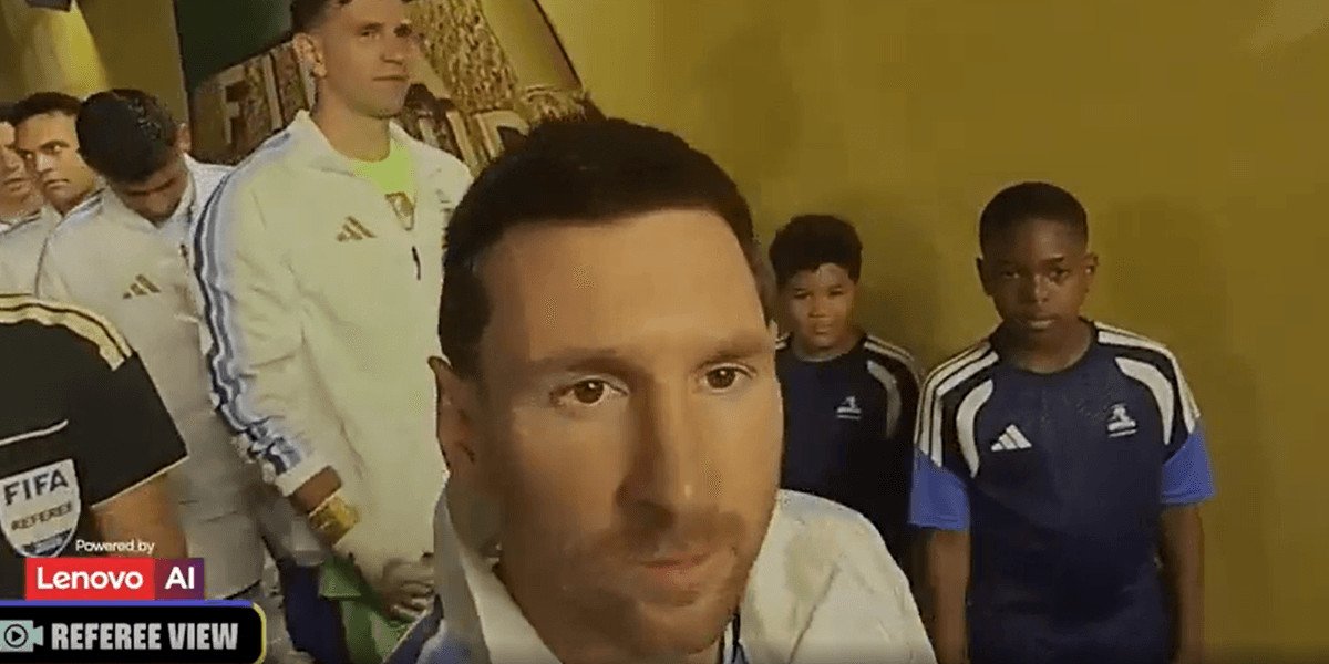 Referee's plea to Messi captured in new World Cup final footage