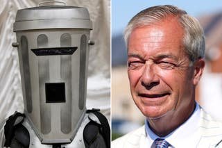 Reporter stranded on ferris wheel during Nigel Farage's Clacton celebration event