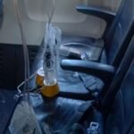 Ryanair flight window shattered by engine part, man nearly sucked out during incident