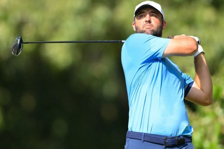 Scottie Scheffler matches course record with nine-under-par 61 at St Jude Championship
