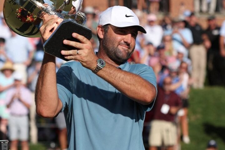 Scottie Scheffler surpasses Tiger Woods to top PGA Tour career earnings list