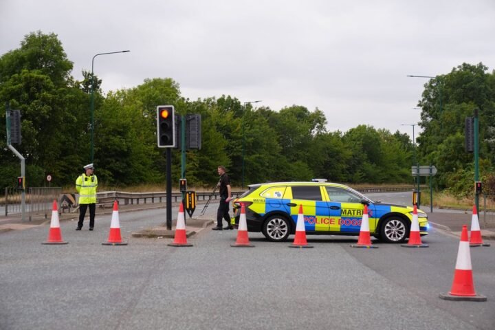 Seven dead, including two police officers, in A66 crash after high-speed chase