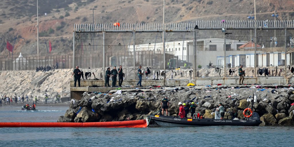 Spain to install sea border barrier in Ceuta following surge of migrants from Morocco