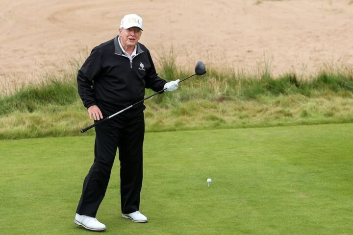 Trump claims dual golf championship victories, boasting of innate talent amid competition