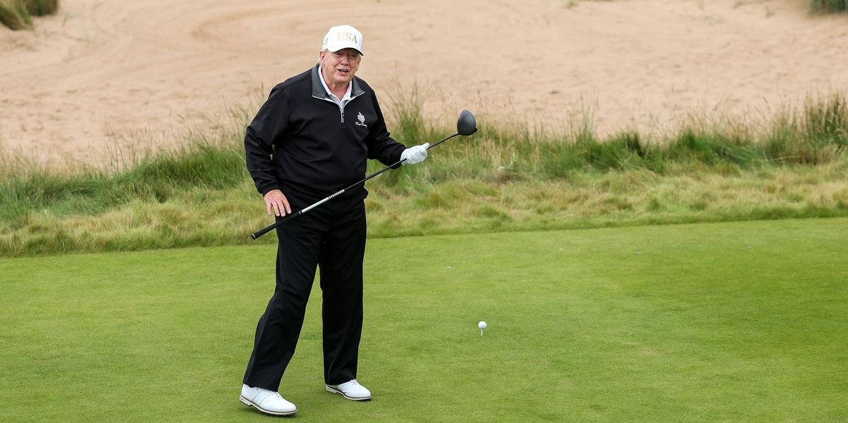 Trump claims dual golf championship victories, boasting of innate talent amid competition