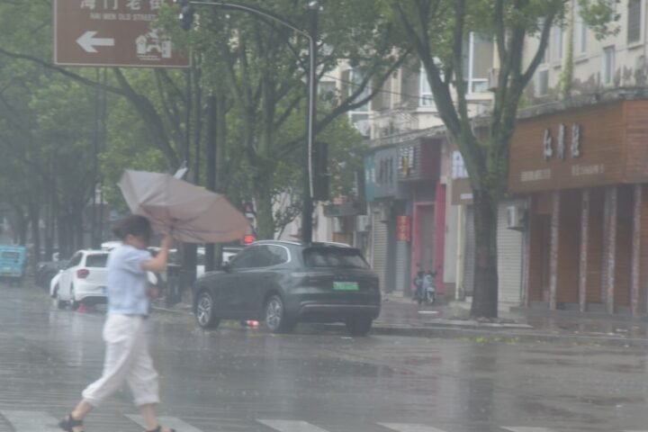 Typhoon Dolphin makes landfall on China's east coast, over 1 million people evacuated