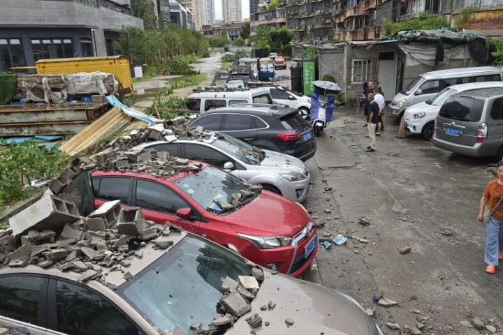 Typhoon Dolphin moves inland, posing severe rainfall threat to central China and Beijing