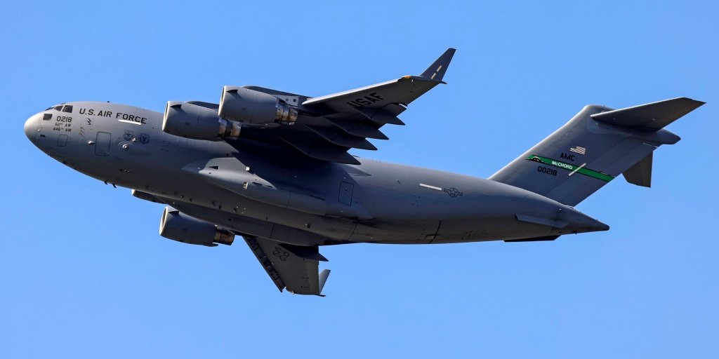 U.S. military transport plane lands in Moscow, raising questions about its purpose