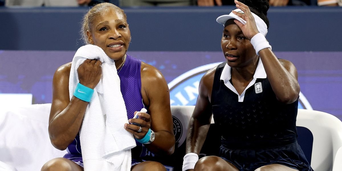 Williams sisters express enthusiasm despite narrow loss in doubles comeback at Cincinnati Open