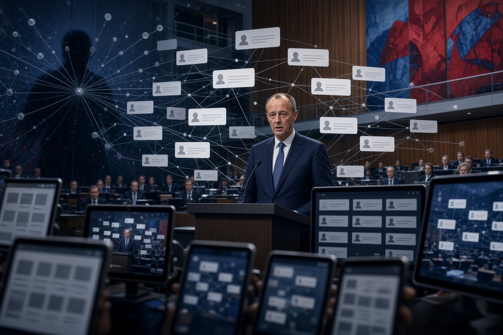 Russia steps up disinformation campaign against German chancellor Friedrich Merz