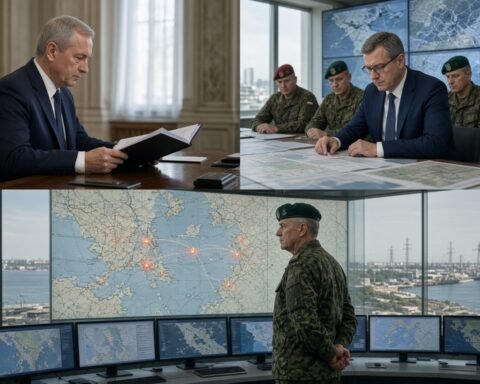 Poland brings its political and military leadership together over Russian drone threats