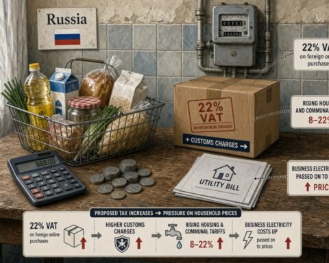 Russia faces a proposed tax squeeze as households brace for higher prices